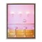 Stupell Industries Pink Retro Dessert Parlor Floating Frame, design by LISH Creative